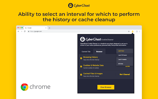 CyberGhost Cookie Cleaner screenshot