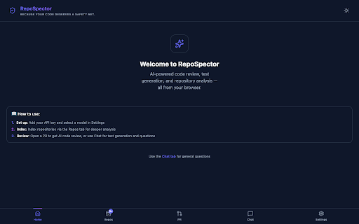 RepoSpector — AI Code Review for GitHub & GitLab screenshot