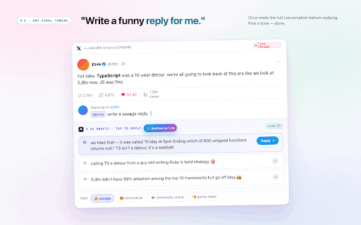 Orca — Mention AI Anywhere screenshot