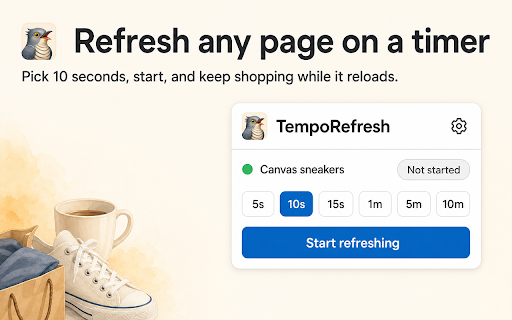 Auto Refresh Page, Tab Reloader & Page Monitor - Auto Reload Tabs and Pages screenshot