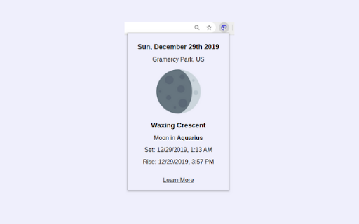 Current Moon Phase screenshot