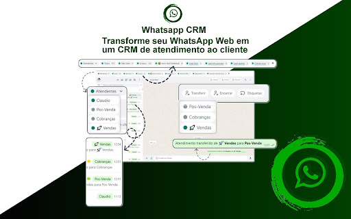 Whatsapp CRM screenshot