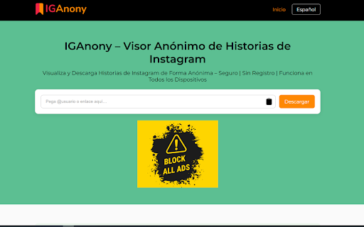 IGAnony - Anonymous Instagram Story Viewer screenshot