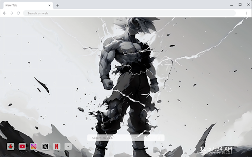 Ultra Instinct Goku Live Wallpaper screenshot