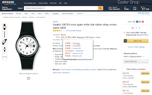 Amazon Price Compare screenshot