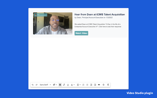 iCIMS Browser Extension screenshot
