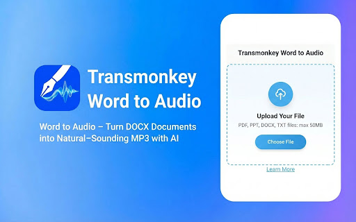 Word to Audio screenshot