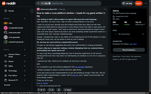 Reddit Hover Text screenshot