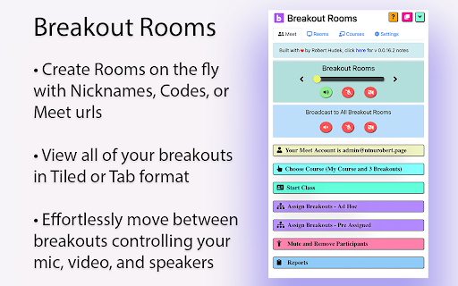Google Meet Breakout by Robert Hudek screenshot