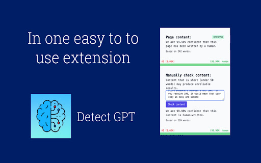 DetectGPT - Detect Chat GPT Content screenshot