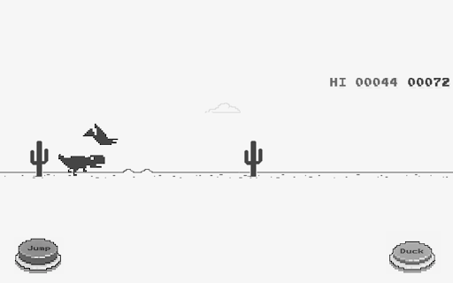 Dino game screenshot