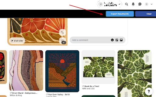 PInterest Image Downloader screenshot