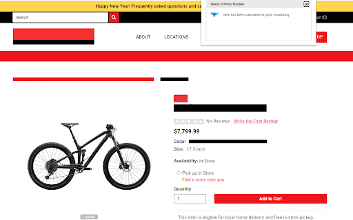 Glass It Price Tracker screenshot