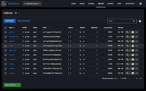 Elasticvue screenshot