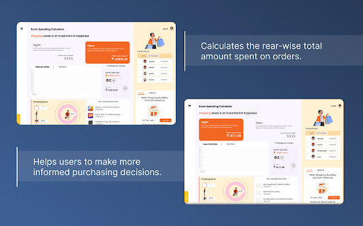 Spending Calculator for Amazon™ and Flipkart™ screenshot