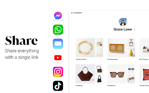 Moonsift: Wishlist & Gift List Maker screenshot