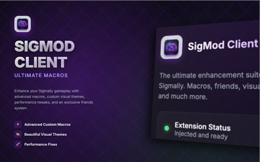 SigMod Client - Sigmally Macros & Mods screenshot