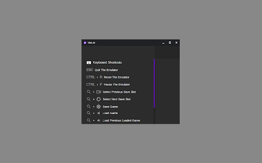 VBA-M screenshot