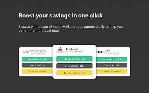 Budgey - Cashback & Promo Codes screenshot