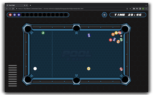 Pool 8 Ball Billiards - HTML5 Game screenshot