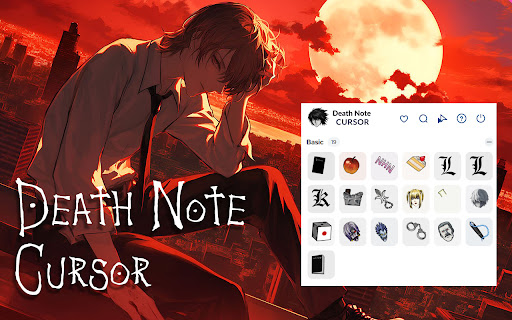 Death Note Cursor - Custom Anime Cursor for Chrome screenshot
