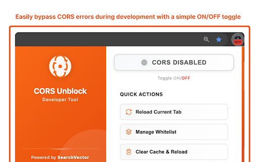 CORS Unblock screenshot