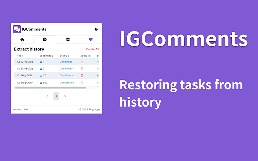 Comment Exporter - Export Ins Comments screenshot