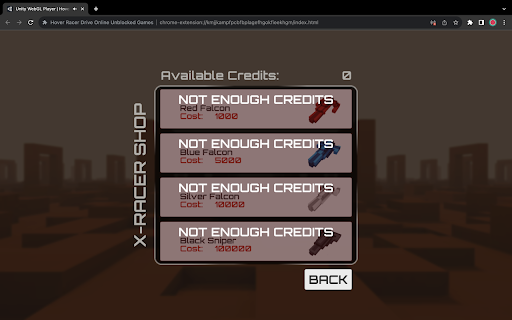 Hover Racer Drive Online Unblocked Games screenshot
