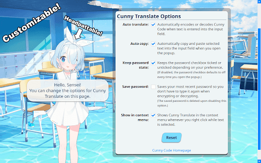 Cunny Translate screenshot