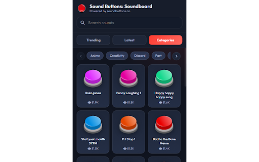 Sound Buttons: Soundboard screenshot