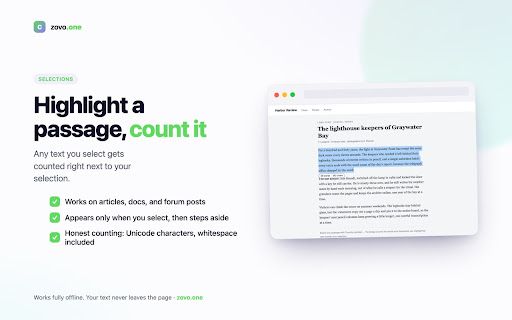 Countly · Live Word & Character Counter screenshot