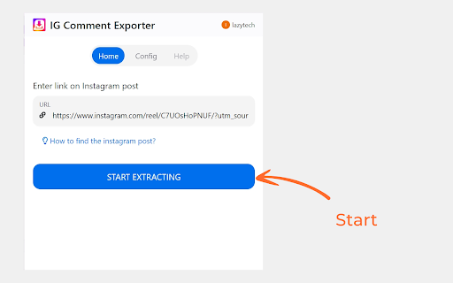 IG Comments Exporter screenshot
