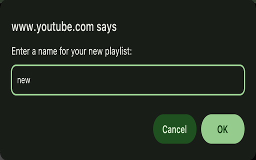YouTube Playlist Importer & Exporter screenshot