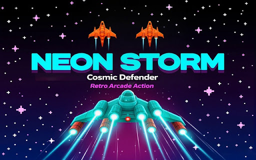 Neon Space Shooter: Cosmic Defender screenshot