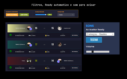 GamersClub Booster screenshot