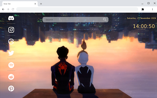 Miles Morales & Gwen Stacy SpiderMan:Across the Spider-Verse Live Wallpaper screenshot