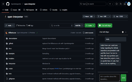 RepoTalk screenshot