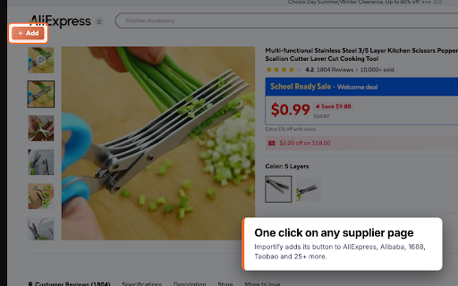 Importify - AI Dropshipping Product Importer screenshot