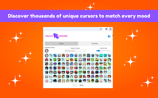 Custom Cursor Trails by Crazy Cursors screenshot