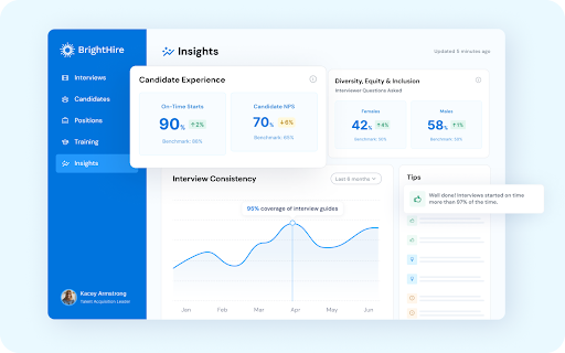 BrightHire screenshot