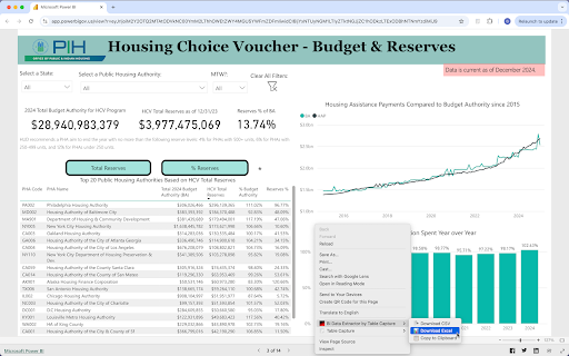 BI Data Extractor by Table Capture screenshot