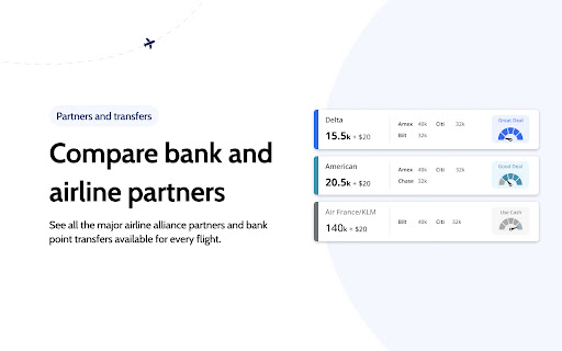 Points Path for Google Flights screenshot