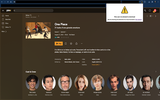 Plex Download Extension screenshot