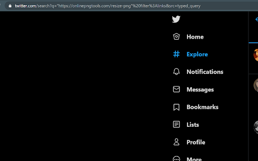 Twitter Thoughts screenshot