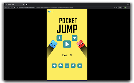 Pocket Jump Game - HTML5 Game screenshot