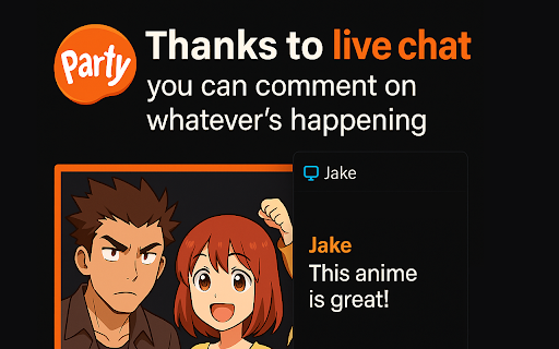 Crunchyroll Party: watch together and chat screenshot