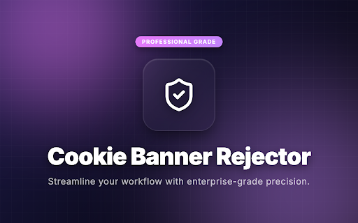 Auto Cookie-Banner Rejector screenshot