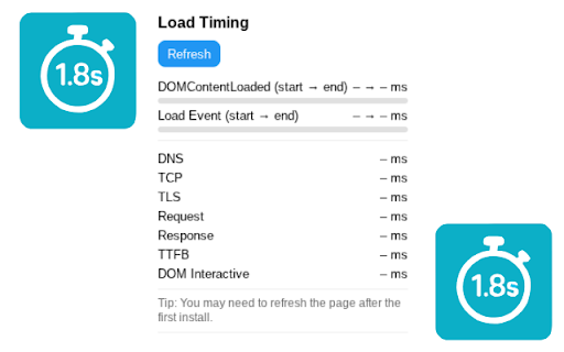 Page Load Timer screenshot