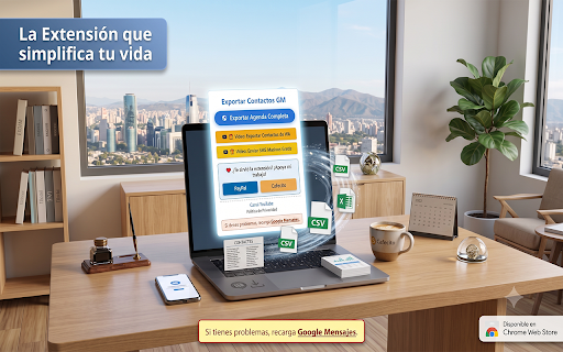 Exportador de Contactos - Google Mensajes screenshot