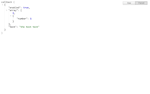 JSON Formatter screenshot